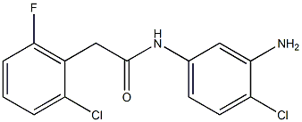 N-(3-amino-4-chlorophenyl)-2-(2-chloro-6-fluorophenyl)acetamide|