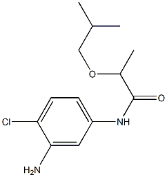 N-(3-amino-4-chlorophenyl)-2-(2-methylpropoxy)propanamide Structure