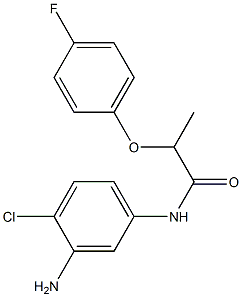 N-(3-amino-4-chlorophenyl)-2-(4-fluorophenoxy)propanamide Structure