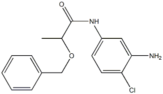 N-(3-amino-4-chlorophenyl)-2-(benzyloxy)propanamide 化学構造式