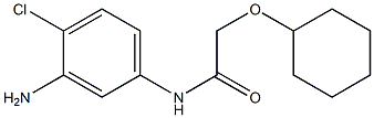 N-(3-amino-4-chlorophenyl)-2-(cyclohexyloxy)acetamide Structure