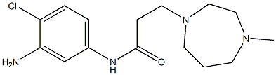 N-(3-amino-4-chlorophenyl)-3-(4-methyl-1,4-diazepan-1-yl)propanamide Structure