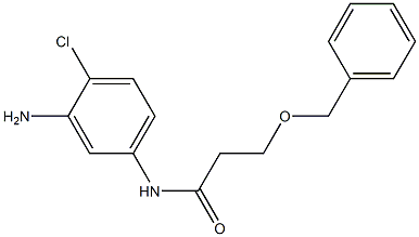 N-(3-amino-4-chlorophenyl)-3-(benzyloxy)propanamide Struktur