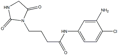 N-(3-amino-4-chlorophenyl)-4-(2,5-dioxoimidazolidin-1-yl)butanamide