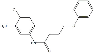 N-(3-amino-4-chlorophenyl)-4-(phenylsulfanyl)butanamide,,结构式