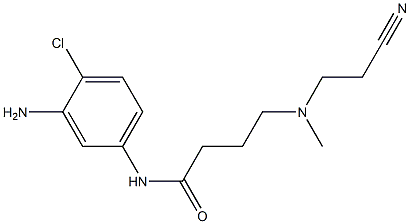 N-(3-amino-4-chlorophenyl)-4-[(2-cyanoethyl)(methyl)amino]butanamide