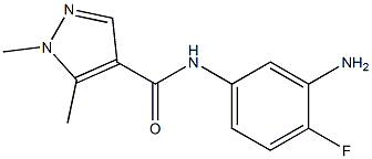 N-(3-amino-4-fluorophenyl)-1,5-dimethyl-1H-pyrazole-4-carboxamide