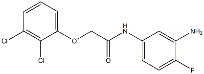 N-(3-amino-4-fluorophenyl)-2-(2,3-dichlorophenoxy)acetamide Structure