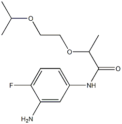 N-(3-amino-4-fluorophenyl)-2-[2-(propan-2-yloxy)ethoxy]propanamide
