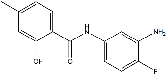 N-(3-amino-4-fluorophenyl)-2-hydroxy-4-methylbenzamide Structure