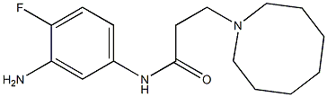  N-(3-amino-4-fluorophenyl)-3-(azocan-1-yl)propanamide