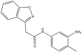 N-(3-amino-4-methylphenyl)-2-(1,2-benzisoxazol-3-yl)acetamide