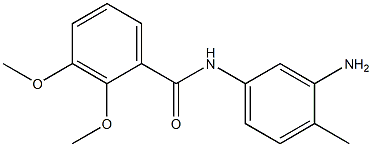 N-(3-amino-4-methylphenyl)-2,3-dimethoxybenzamide 化学構造式