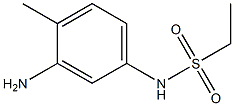 N-(3-amino-4-methylphenyl)ethanesulfonamide 结构式