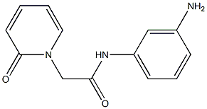 N-(3-aminophenyl)-2-(2-oxopyridin-1(2H)-yl)acetamide,,结构式