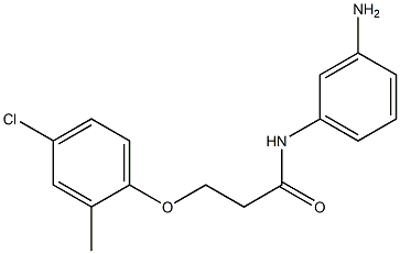 N-(3-aminophenyl)-3-(4-chloro-2-methylphenoxy)propanamide