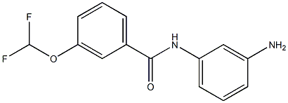 N-(3-aminophenyl)-3-(difluoromethoxy)benzamide Struktur