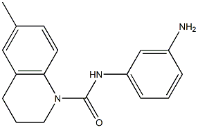 N-(3-aminophenyl)-6-methyl-1,2,3,4-tetrahydroquinoline-1-carboxamide Struktur