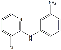 N-(3-aminophenyl)-N-(3-chloropyridin-2-yl)amine Structure