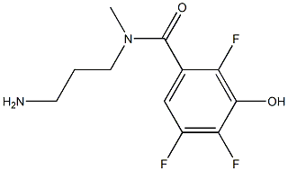 N-(3-aminopropyl)-2,4,5-trifluoro-3-hydroxy-N-methylbenzamide|