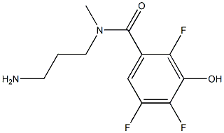  N-(3-aminopropyl)-2,4,5-trifluoro-3-hydroxy-N-methylbenzamide