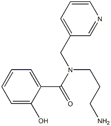 N-(3-aminopropyl)-2-hydroxy-N-(pyridin-3-ylmethyl)benzamide