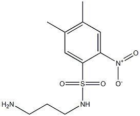  N-(3-aminopropyl)-4,5-dimethyl-2-nitrobenzene-1-sulfonamide