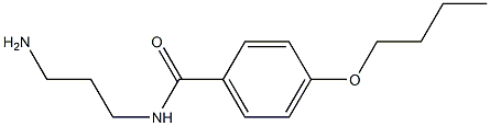 N-(3-aminopropyl)-4-butoxybenzamide Structure