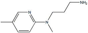 N-(3-aminopropyl)-N,5-dimethylpyridin-2-amine Structure