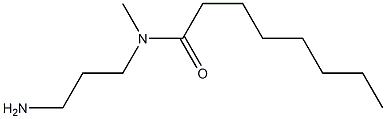 N-(3-aminopropyl)-N-methyloctanamide Structure