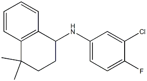 N-(3-chloro-4-fluorophenyl)-4,4-dimethyl-1,2,3,4-tetrahydronaphthalen-1-amine