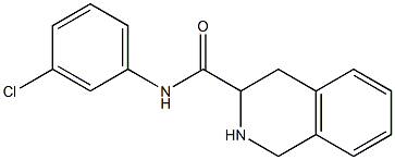 N-(3-chlorophenyl)-1,2,3,4-tetrahydroisoquinoline-3-carboxamide Structure