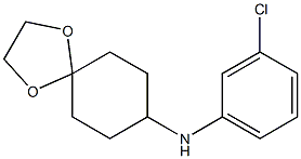 N-(3-chlorophenyl)-1,4-dioxaspiro[4.5]decan-8-amine Structure