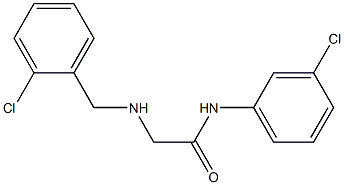 N-(3-chlorophenyl)-2-{[(2-chlorophenyl)methyl]amino}acetamide