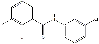 N-(3-chlorophenyl)-2-hydroxy-3-methylbenzamide Structure