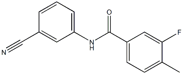  N-(3-cyanophenyl)-3-fluoro-4-methylbenzamide