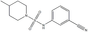 N-(3-cyanophenyl)-4-methylpiperidine-1-sulfonamide