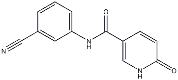 N-(3-cyanophenyl)-6-oxo-1,6-dihydropyridine-3-carboxamide Structure