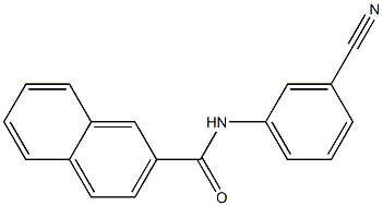  N-(3-cyanophenyl)naphthalene-2-carboxamide