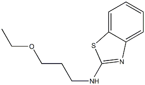 N-(3-ethoxypropyl)-1,3-benzothiazol-2-amine Struktur