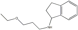 N-(3-ethoxypropyl)-2,3-dihydro-1H-inden-1-amine Structure