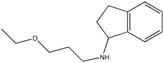 N-(3-ethoxypropyl)-2,3-dihydro-1H-inden-1-amine Struktur