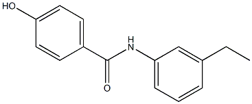 N-(3-ethylphenyl)-4-hydroxybenzamide Struktur