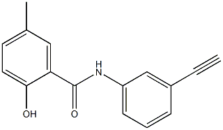 N-(3-ethynylphenyl)-2-hydroxy-5-methylbenzamide Structure