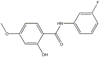 N-(3-fluorophenyl)-2-hydroxy-4-methoxybenzamide Structure