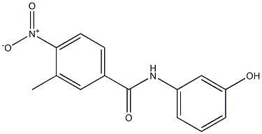 N-(3-hydroxyphenyl)-3-methyl-4-nitrobenzamide Structure