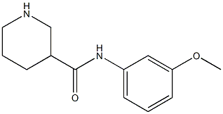  N-(3-methoxyphenyl)piperidine-3-carboxamide