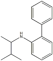 N-(3-methylbutan-2-yl)-2-phenylaniline,,结构式