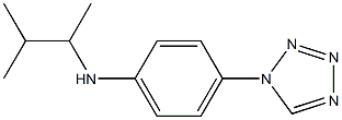 N-(3-methylbutan-2-yl)-4-(1H-1,2,3,4-tetrazol-1-yl)aniline Struktur