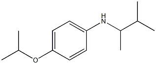 N-(3-methylbutan-2-yl)-4-(propan-2-yloxy)aniline 结构式